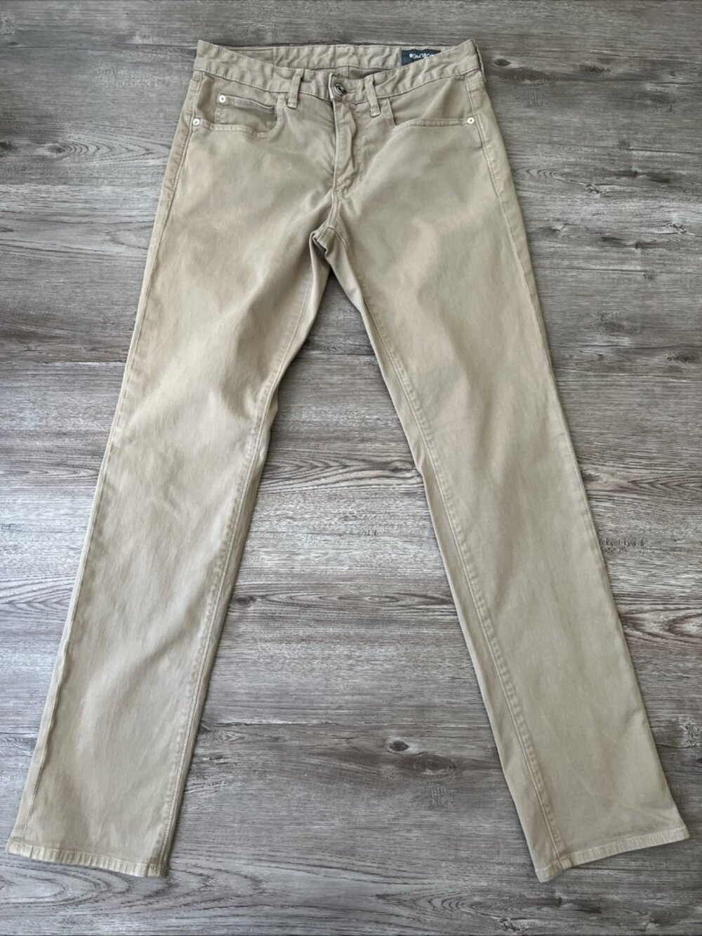 Bonobos Lightweight Travel Jeans Mens Actual 29x31 Light Brown Slim Fit Stretch